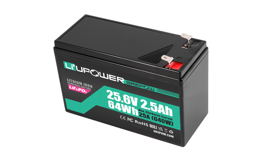 24V 2.5Ah 35C放電倍率Li+UPower系列UPS電源模塊化電池