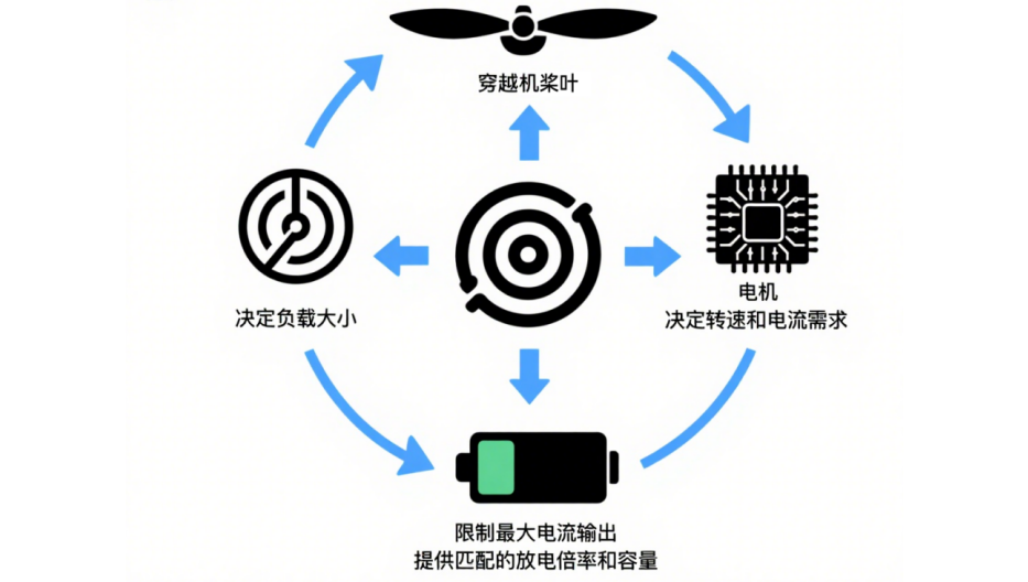 FPV電機電調電池關系圖